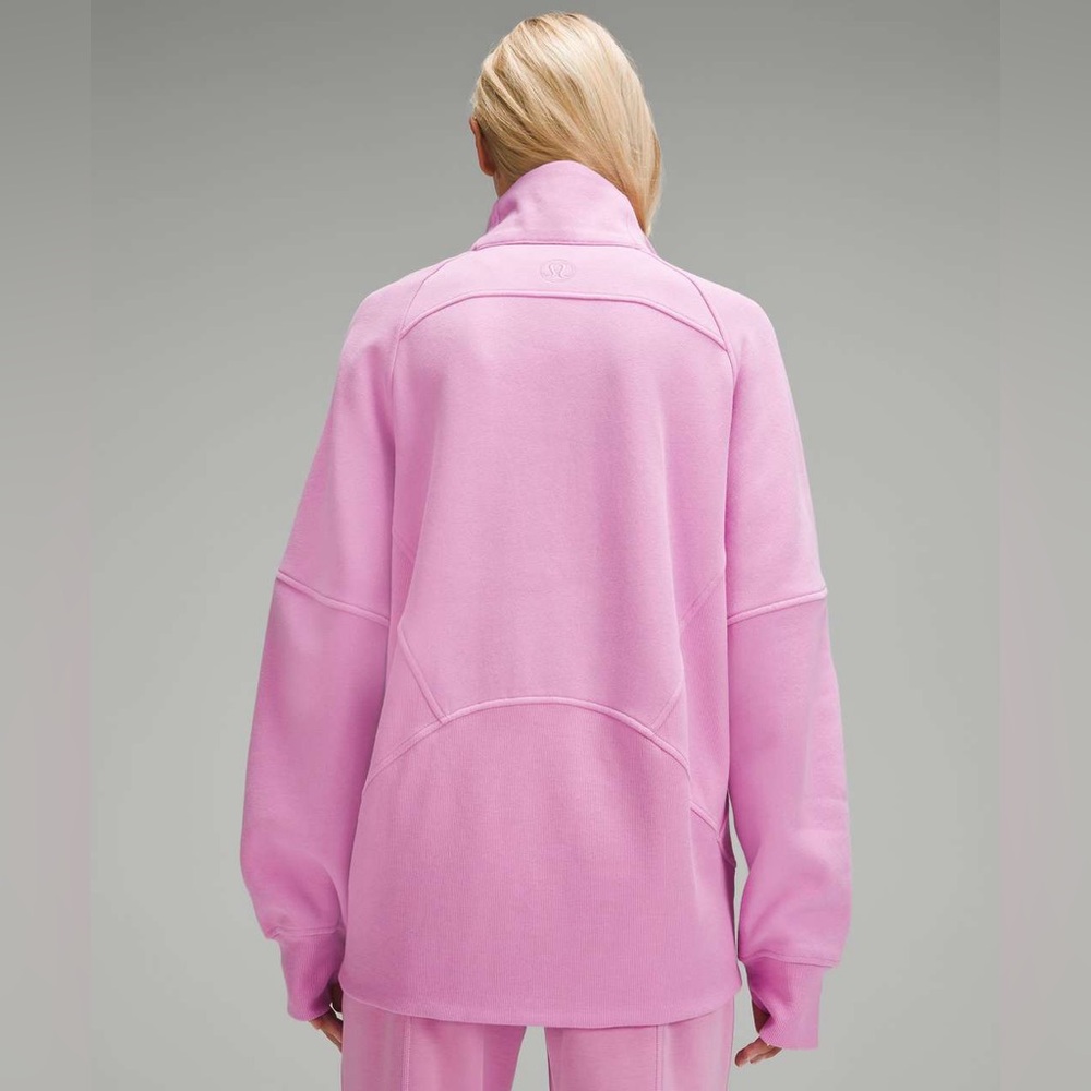 Lululemon Scuba Oversized Funnel-Neck Half Zip *Long Dahlia Mauve - Picture 2 of 12
